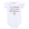 Knitroot Mamu Family Special Onesies, Unisex Baby Kids Cotton Lycra Envelope Neck Half Sleeve White Romper, Bodysuit, Sleepsuit,