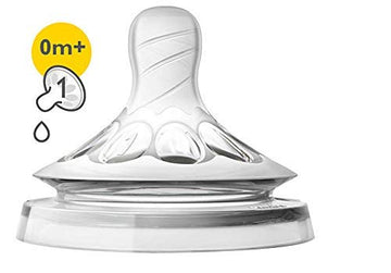 Philips Avent Natural Nipple Newborn Flow - 4 Count (Pack Of 1 )