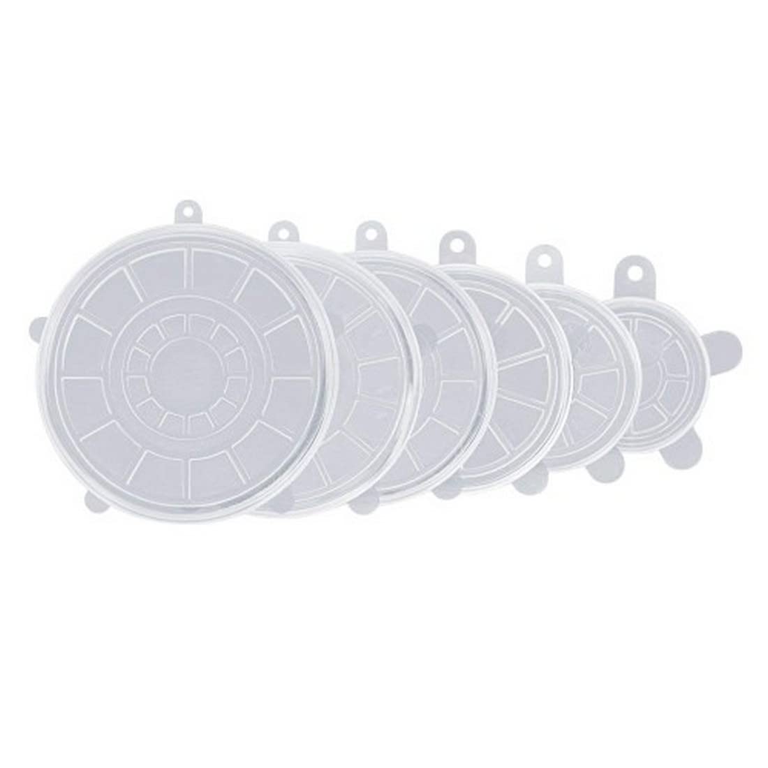 Renarsh Stretchable Silicone Reusable Lid For Utensils, Bowls, Dishes,Plates Jars, Cans, Mugs, Food Flexible Microwave Safe Cove