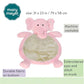 Mary Meyer Bestever Baby Mat, Elephant Pink