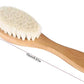 Hair Brushes Baby Head Brush, Kids Soft Goat Hair Comb Wood Infant Massage Scrub Tool Newborn Shower Registry Gift, Wooden Baby