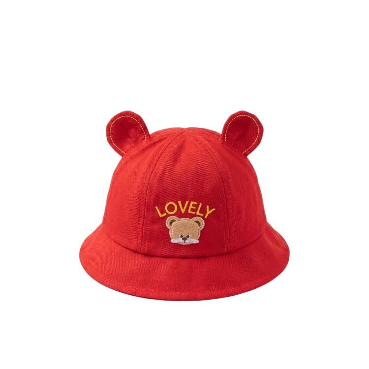 Eazylayers Baby Cartoon Cap For Boys & Girls, Soft Cotton Toddler Hat With Elastic Back, Embroidered Design, 618 Months (In, Ag