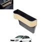 RKPSP Multifunctional Beige Leather Storage Box Organizer Car Seat Gap Filler Cup Holder For Car177