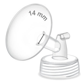 Maymom Pump Part Compatible With Spectra S1,S2 Spectra 9 Plus Breastpump; Incl Wide Mouth Flange (One Flange-14Mm Flange) Not Or