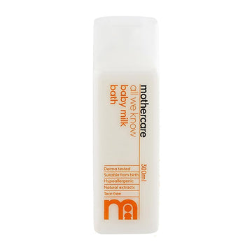 Mothercare Unisex Hypoallergenic Baby Body Milk - White - Pack Of 2
