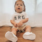 Newborn Baby Boy Clothes Summer Short Sleeve T-Shirt Tops Solid Color Shorts 3 6 9 12 18 Months Boy Casual Outfits (Bro White, 3