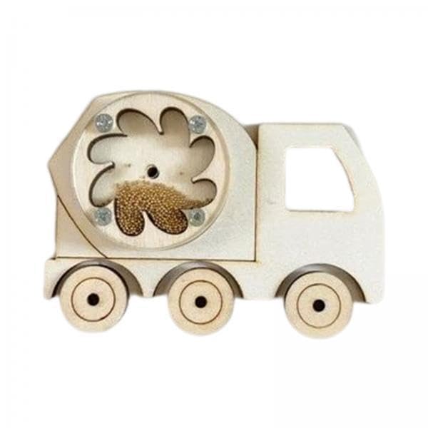 ATORSE 2Xkids Busy Board DIY Accessories Material Fine Motor Skill Unpainted for Kids Car