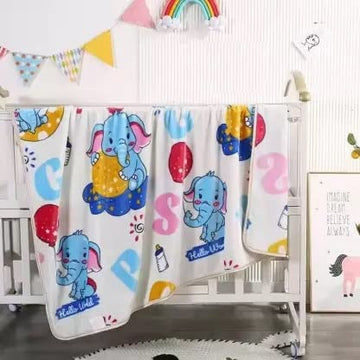 Mahi Fashion Blanket for Baby Newborn (02 Years, Blue)