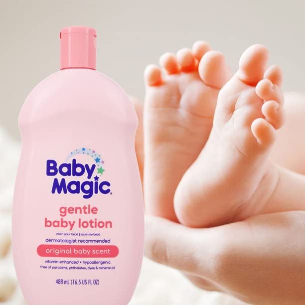 Baby Magic Baby Lotion Gentle 16.5 Ounce Baby Scent (488Ml) (3 Pack)