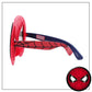Sun-Staches Marvel Spider-Man Lil Characters Child Sunglasses Costume Accessory Uv400 Lenses, Red And Black Web Mask One Size Fi