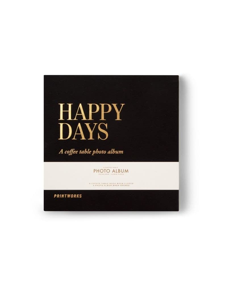 Photo Album Printworks - Happy Days Black (S)