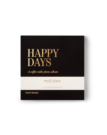 Photo Album Printworks - Happy Days Black (S)