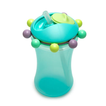 Melii Abacus Straw Sippy Cup 11.5 Oz Toddler And Baby (Blue 1 Pack)