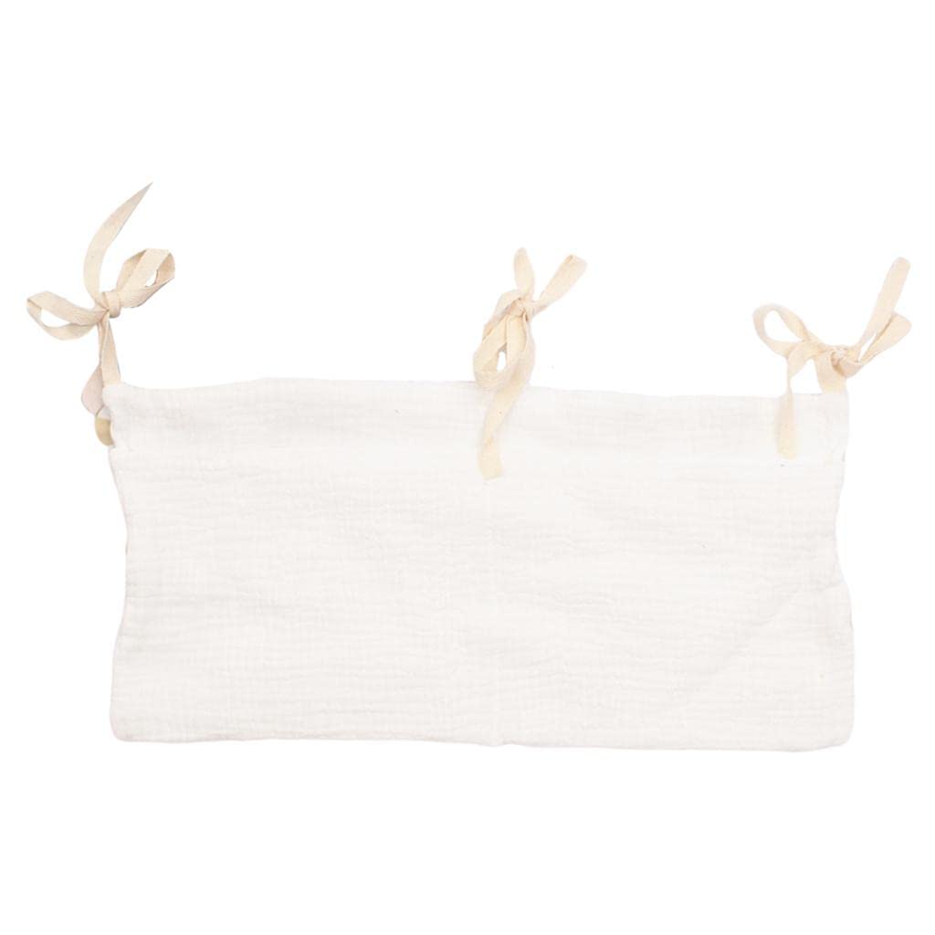 MeadawgsMultipurpose Baby Nursery Organizer Hanging for Diapers Wipes 2 Pockets White|Baby | Strollers & Accessories | Stroller 