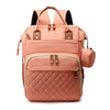 zepingminn Diaper Bag Backpack, Nappy Bag Gift for Boys/Girl-Mothers Day Gifts,Mommy Bag With USB Charging Port (Pink)