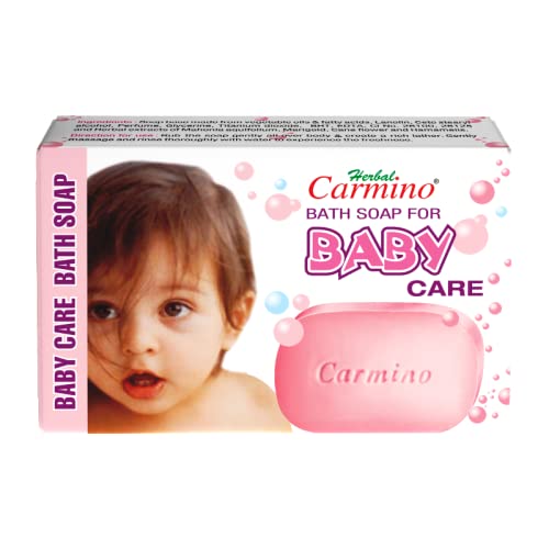 Carmino Baby Soap, 75G (Super Saver Pack Of 12)
