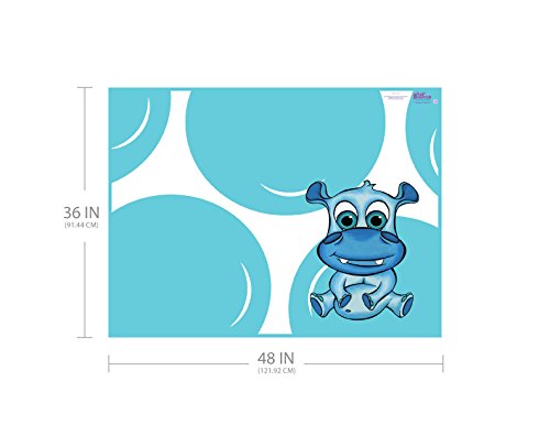 Kidkusion High Chair Splat Mat, Hippo