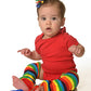 Judanzy Christmas And Halloween Baby And Toddler Leg Warmers For Girls And Boys (One Size, Rainbow Stripe)