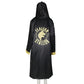 Aswtz Child'S Italian Stallion Boxing Costume Robe With Shorts And Cloak Hooded Halloween Cosplay For Kids (Medium Black)