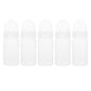 Exceart Ewborn Disposable Milk Bottle 5Pcs Clear Scale Milk Powder Bottles Infants Baby Bottles With Nipple (White)