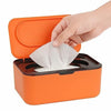 HEBEZON Wipes Dispenser, Dustproof Tissue Storage Box Case Wipes Pouch Case Baby Napkin Storage Box Holder Wet Wipes Dispenser H