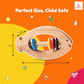 Shumee Wooden Fish Rattle Rings and Teethers for Infants | Sensory Toy | 100% Safe, Natural & Eco-Friendly | 6 Months+