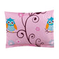 Sapphire Home 8 Piece Owl Bedding Set For Girls, Kids Bed In A Bag, Comforter Set With Bed Sheets, Pillow Case, Toy Pillow, Todd