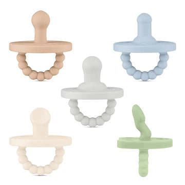 Ryan & Rose Cutie Pat Pacifier Teether (Starter Kit, Boy)