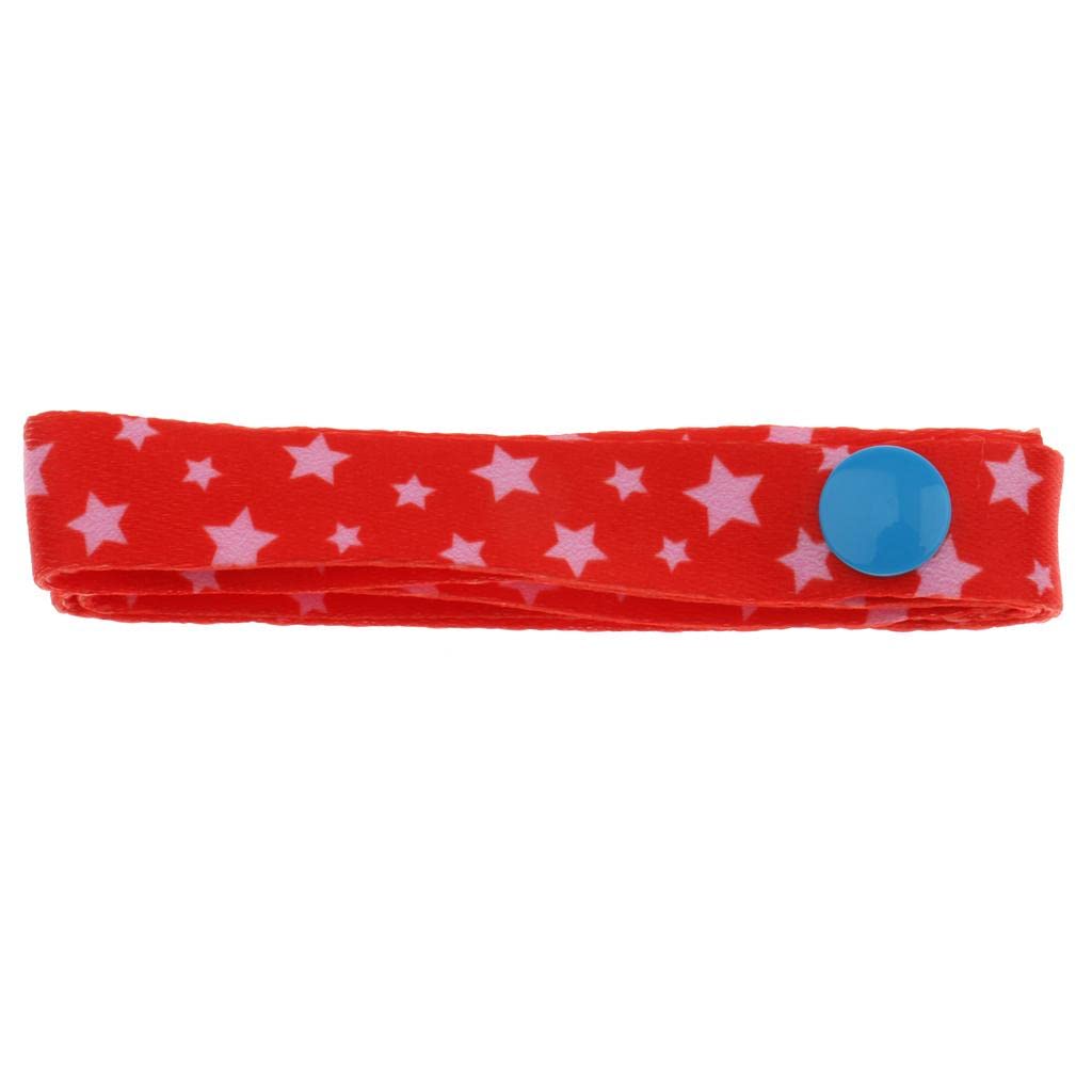 CLUB BOLLYWOOD Fixed Toys Rope Baby Bottle Toy Sippy Cup Holder Strap for Stroller Red
