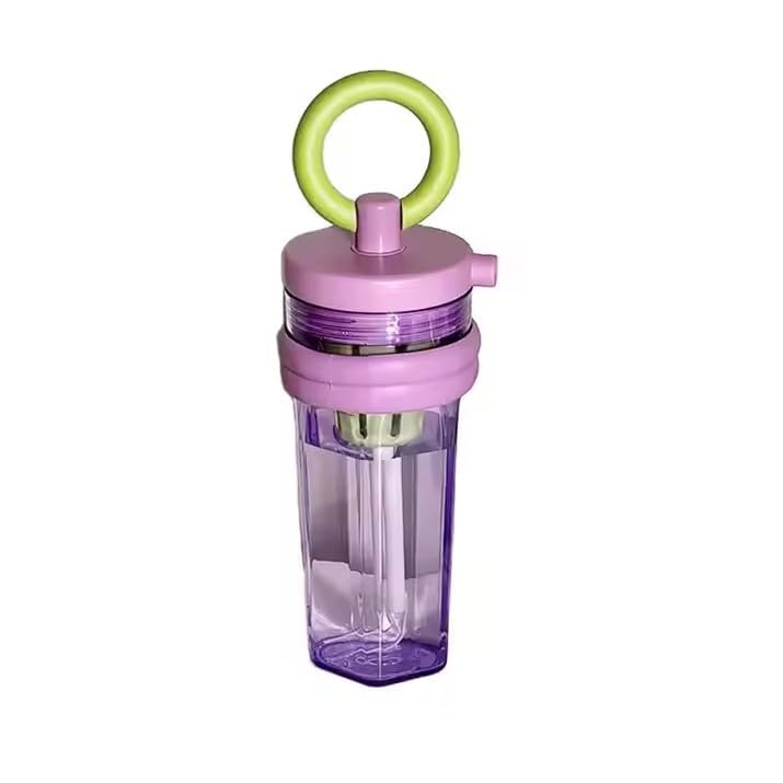 TONICTOYS 700ML Plastic Sippy Cup with Strainer  LeakProof, BPAFree Water Bottle, High Temperature Resistant, for Kids & Adul