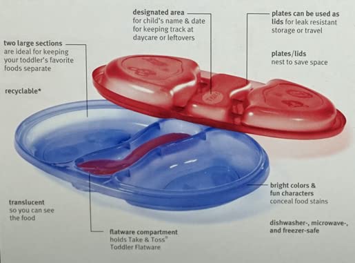 4 Take & Toss Double Duty Plates