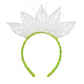 Axaxa Princess Tiana Costume For Girls Princess Tiana Dress Princess And The Frog Costume With Headband 4-7Y