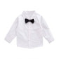 Baby Boys' Blazer Long Sleeves Shirts Pants Gentleman Suit 3 Pieces Sets Black 4-5 Years