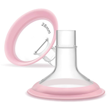 28mm Maymom MyFit Shields, Pano Series; Compatible with Medela Breast Pump- PersonalFit, Freestyle, Harmony, Maxi, Freestyle Fle