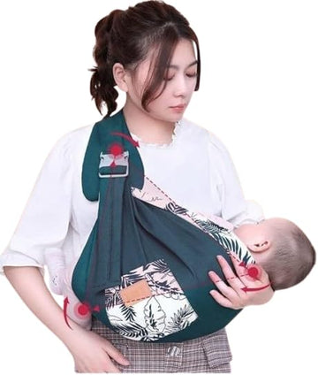 Baby Carrier Multifunctional Portable Baby Sling  Ergonomic Adjustable Cotton Shoulder Carrier for Newborns, Infants & Toddlers