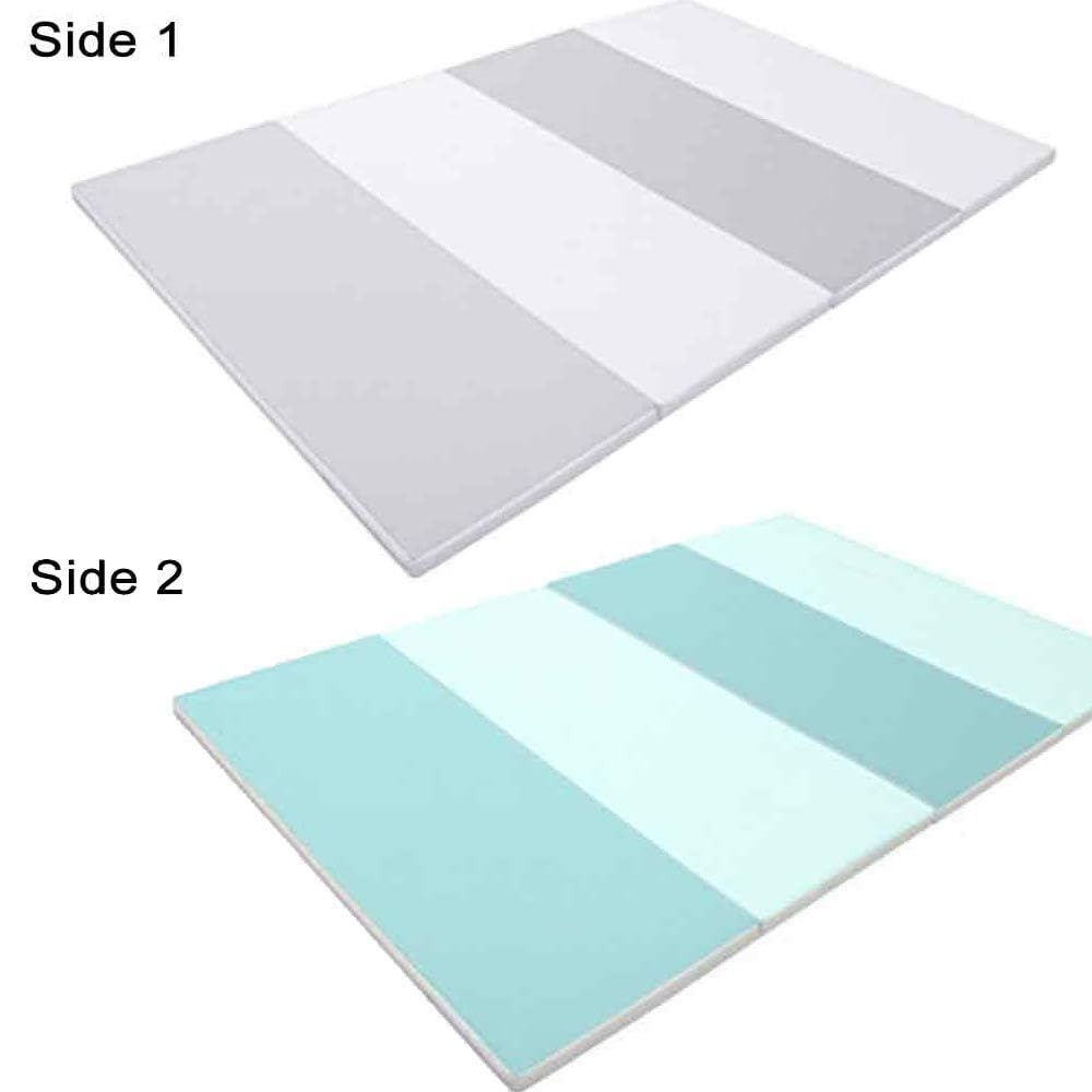 Folding - Reversible - Toddler And Baby Play Mat For Floor Activity Gym - Non-Slip Waterproof Baby Activity Mat