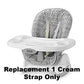 Replacement Strap For Fisher-Price Space-Saver Highchair - W4120 - Includes 1 Beige/Cream Replacement Shoulder Strap - Fits Many