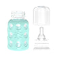 Lifefactory 4Oz Glass Baby Bottle (Mint/Cantaloupe 4Pk)