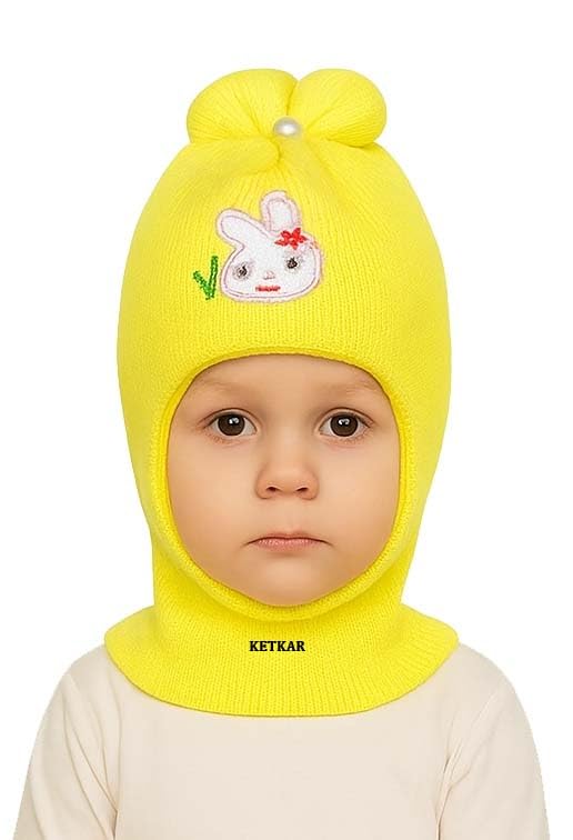 Ketkar Unisex Baby Winter Woolen Monkey Cap  Soft & Warm Knit Beanie For Boys & Girls | Full Head & Ear Coverage | Stretchable 