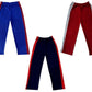 Girls Solid Cotton Side Patta Regular Pyjamas Lower (Pack of 3) Maroon::Navy Blue::Blue