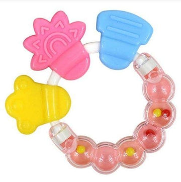 Manan Shopee Non Toxic Toddler And Infant Baby Tooth Sooter Teether Rattle Teething Toys For Baby Toy Textured Silicone For Baby