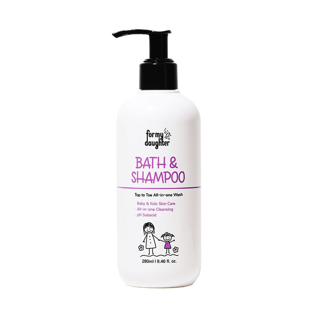 for my daughter 2-in-1 Baby Bath Wash & Hair Shampoo- Gentle 2-in-1 Cleanser Safe, Natural, and Effective Care for Delicate Baby