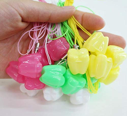Natuworld 10Pcs Tooth Storage Case Baby Tooth Keepsake Box Plastic Children Deciduous Teeth Box Holders Portable Tooth Container