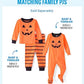 The Children'S Place Baby Toddler, Halloween Pajamas, Cotton, Pumpkin One Piece, 3-6 Months