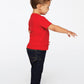 Rabbit Skins Infant 100% Cotton Jersey Short Sleeve Tee, Orange, 18 Months