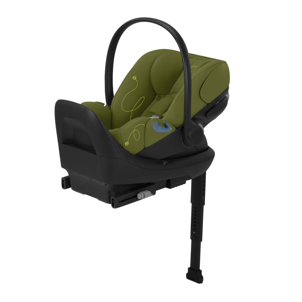 Cybex Cloud G Lux Comfort Extend Infant Car Seat with Anti-Rebound Base, Load Leg, Linear Side Impact Protection, Latch Install,