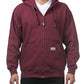 Pro Club Mens Heavyweight Full Zip Fleece Hoodie, Maroon, 3X-Large