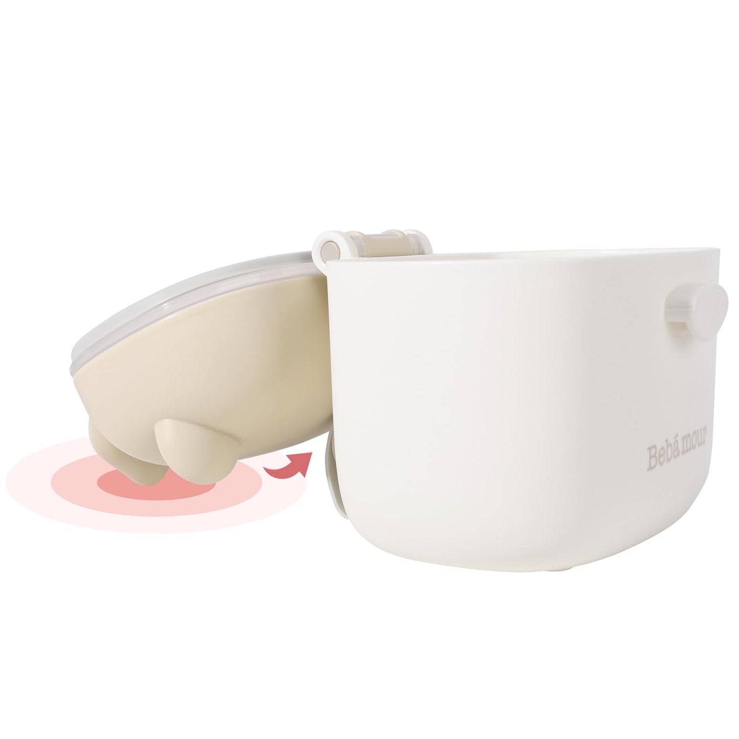 Bebamour Baby Formula Dispenser On The Go, Formula Container To Go, Formula Holder For Travel, Candy Fruit Snack Storage Contain