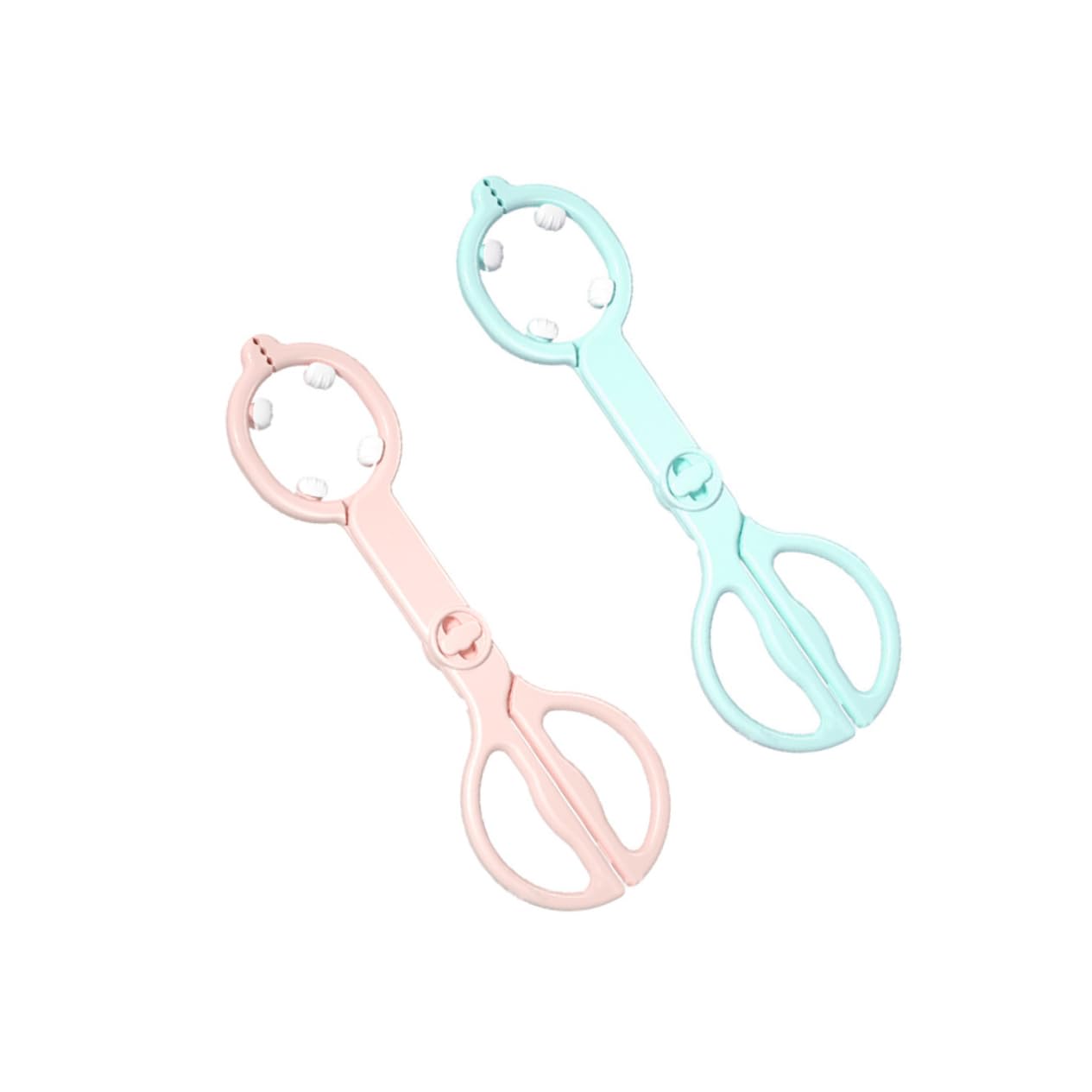 Totority Baby Bottle Tongs for Milk Bottles Pp and Tpe Material Non-slip Anti-scald Long Handle for Safety