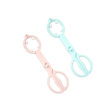 Totority Baby Bottle Tongs for Milk Bottles Pp and Tpe Material Non-slip Anti-scald Long Handle for Safety